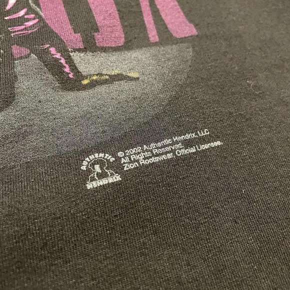 Vintage 2002 Jimi Hendrix Zion Rootswear rock n roll band tshirt - Picture 5 of 8